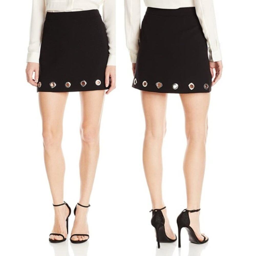 NWT Rebecca Minkoff Sz 6 EDEN Grommet Eyelet Skirt